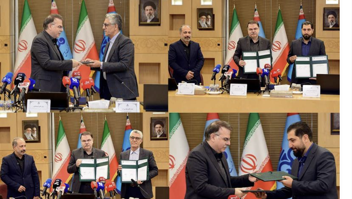 تصویر خبر «امضای تفاهمنامه همکاری شرکت ملی صنایع پتروشیمی با شرکتهای پتروشیمی شیراز و پردیس»